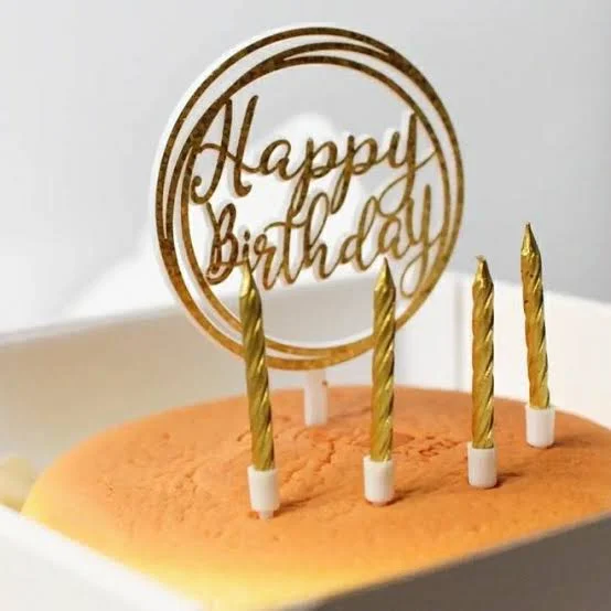 TOPPER DAN LILIN HBD